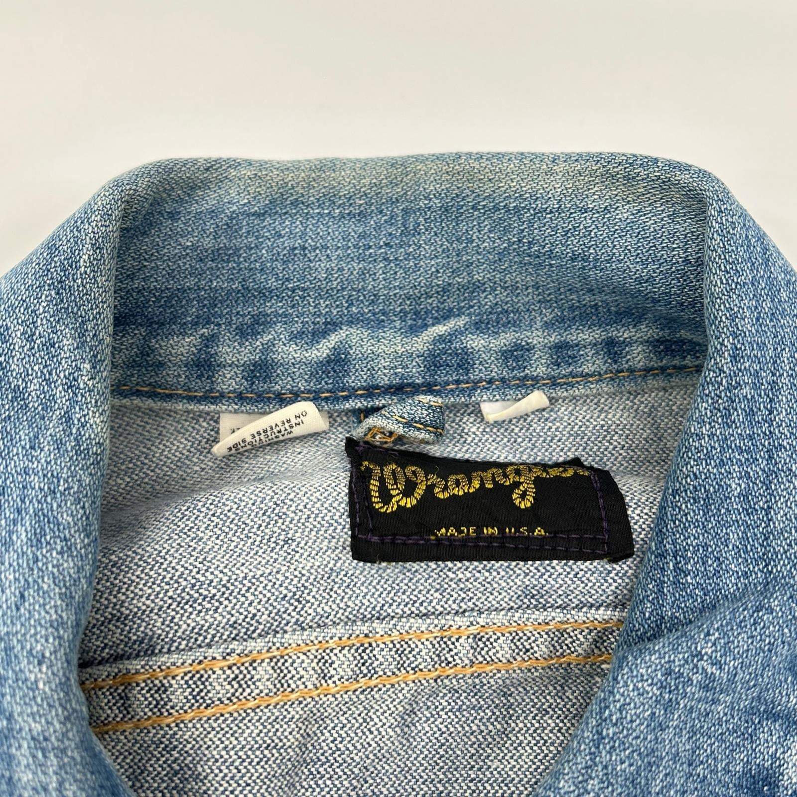 Wrangler ラングラー ブルー 124MJ 70s 黒タグ デニムジャケット ジャケット