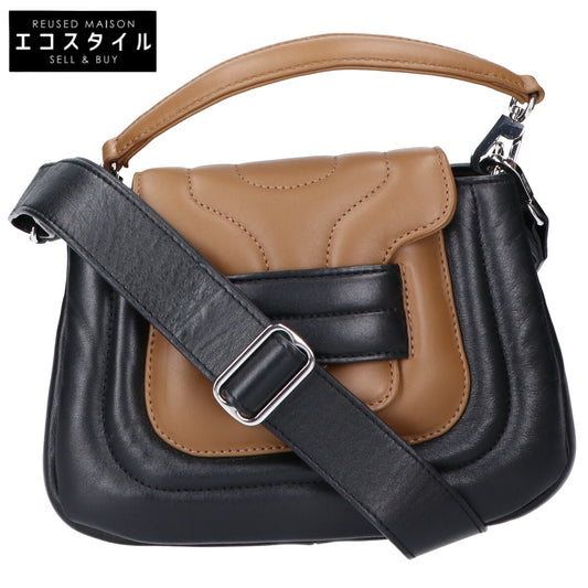 PIERRE HARDY ピエールアルディ 25FW ラムレザー アルファパッド ハンドバッグ 2WAY ショルダーバッグ