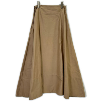 MADISON BLUE マディソンブルー ベージュ MB171-6018E BACK SATIN MAXI FLARE SKIRT スカート