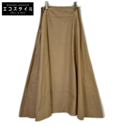 MADISON BLUE マディソンブルー ベージュ MB171-6018E BACK SATIN MAXI FLARE SKIRT スカート