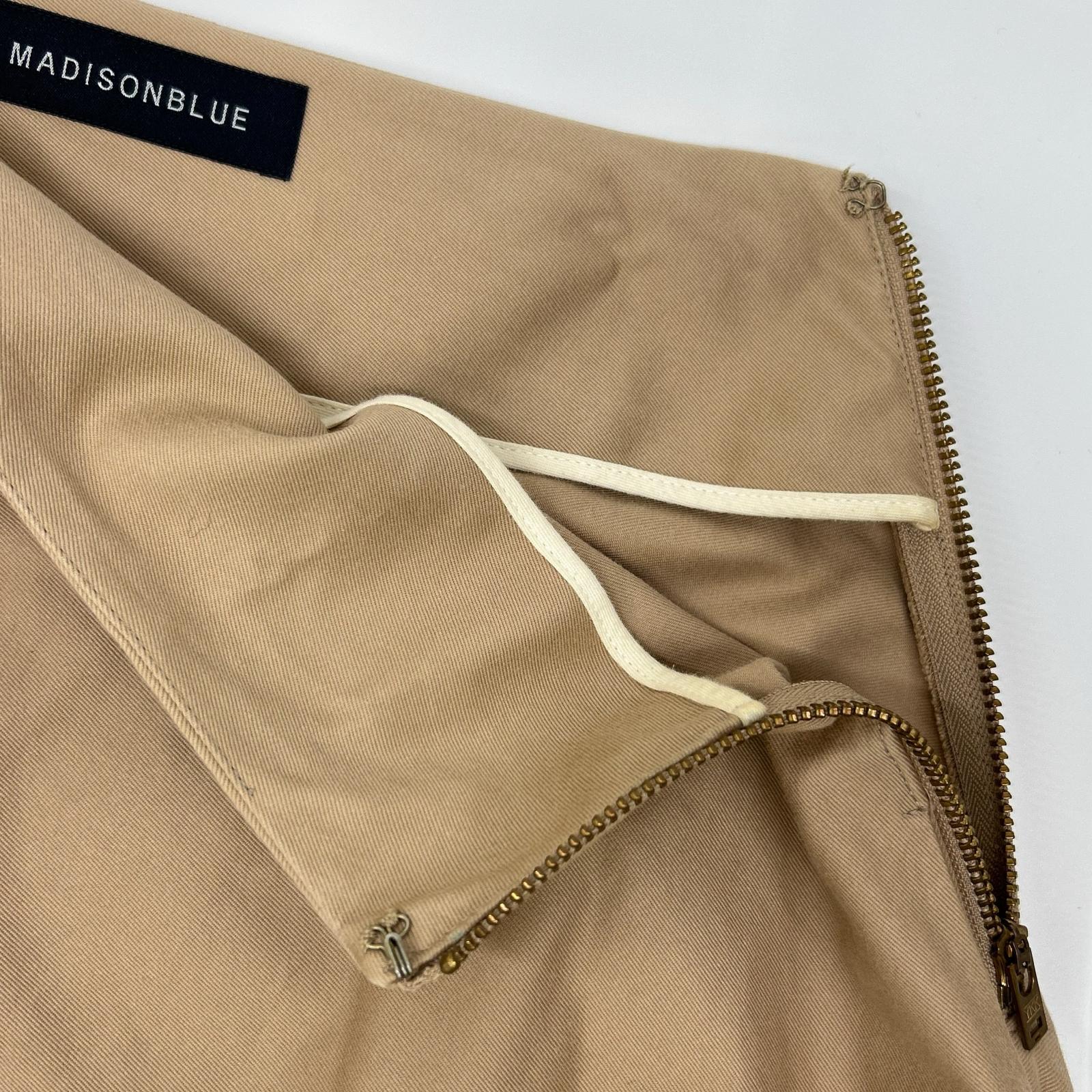 MADISON BLUE マディソンブルー ベージュ MB171-6018E BACK SATIN MAXI FLARE SKIRT スカート
