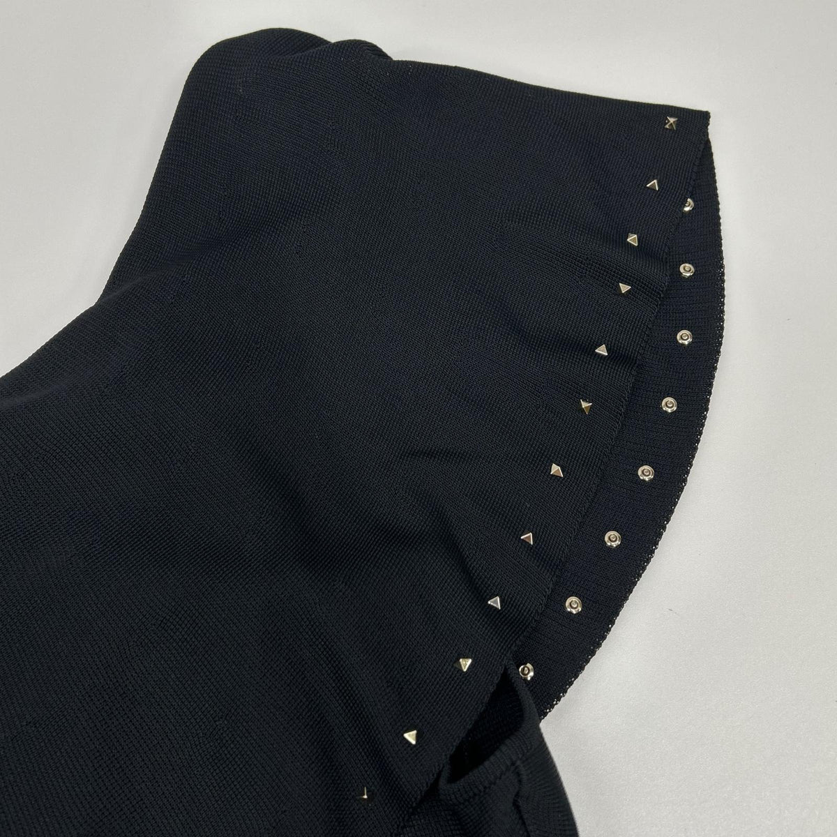 【SALE】 VALENTINO ヴァレンティノ ブラック 0000023571 スタッズ ショルダーラップ チュニック ワンピース ワンピース