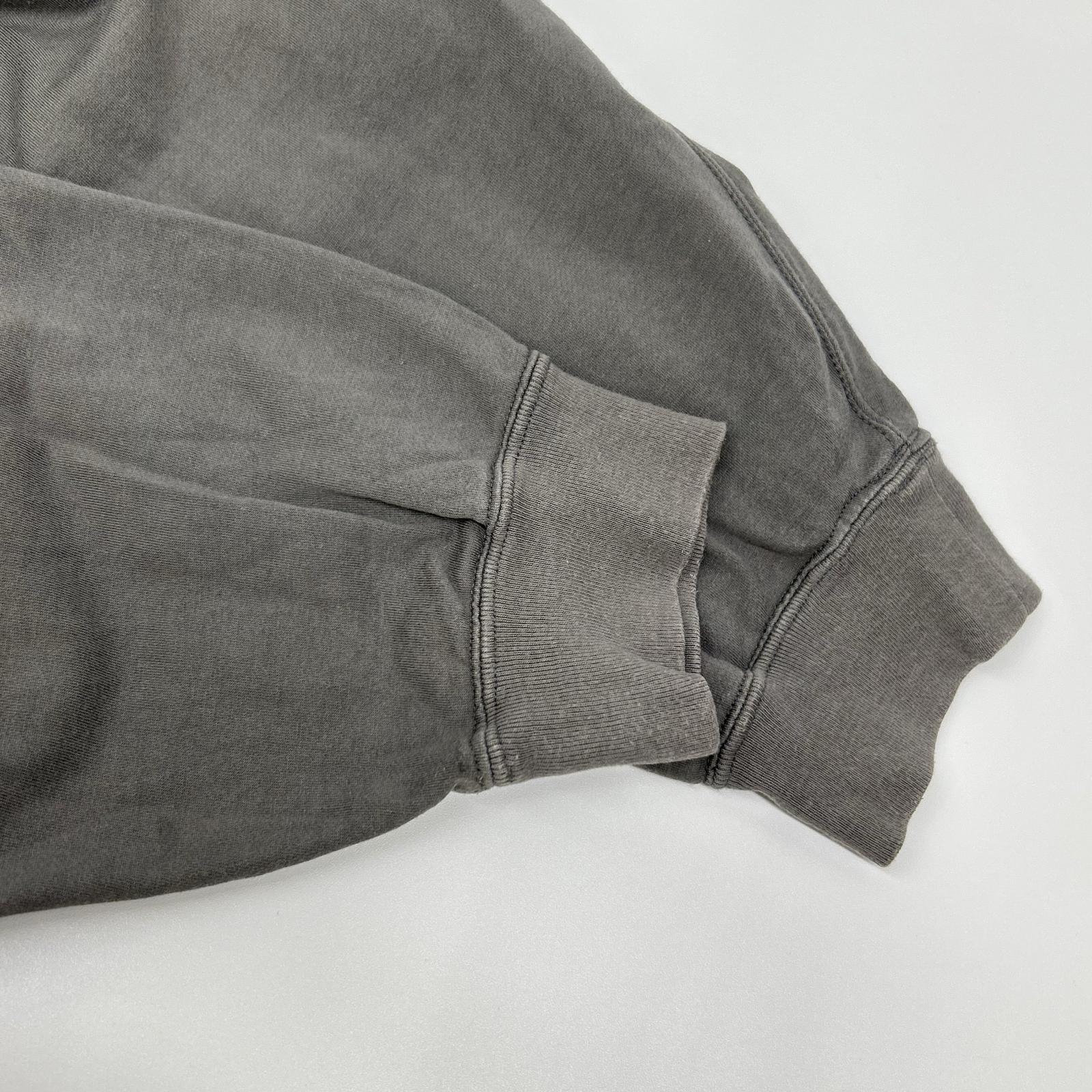 Graphpaper グラフペーパー GU243-70235 グレー Cotton Light Terry Crew Neck トップス