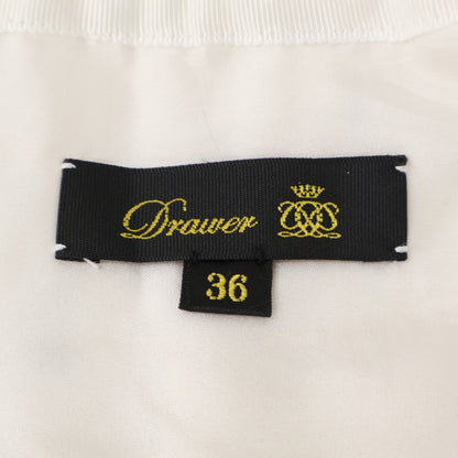 DRAWER ドゥロワー 【新品同様】6522-2-000047 RESORT ドットツイードフリンジノーカラージャケット ジャケット