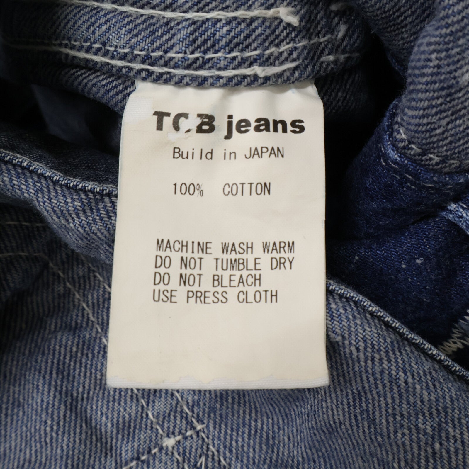 TCB JEANS&CO. ティーシービージーンズ デニム オーバーオール オーバーオール オールインワン