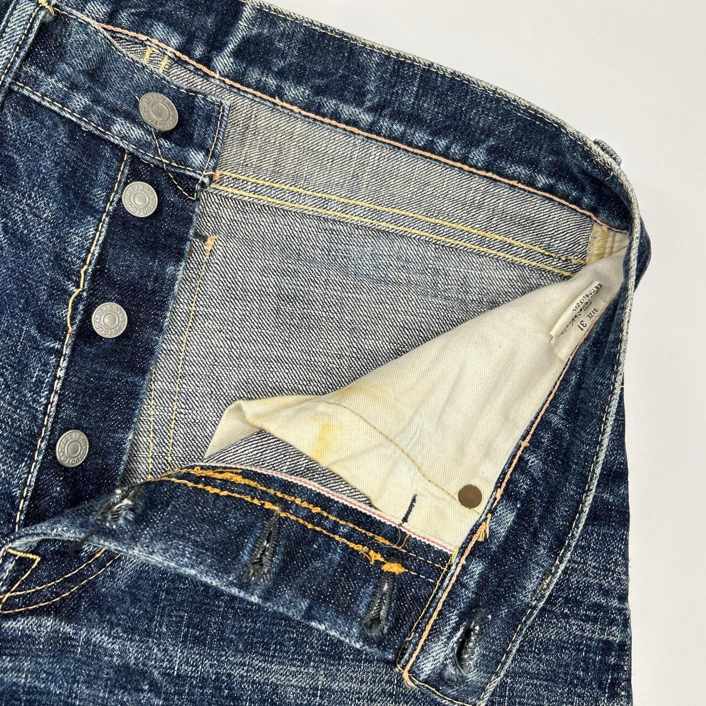 STUDIO D'ARTISAN ステュディオダルチザン D1580 Indigo 18.5oz Jeans Denim Pants Bottoms