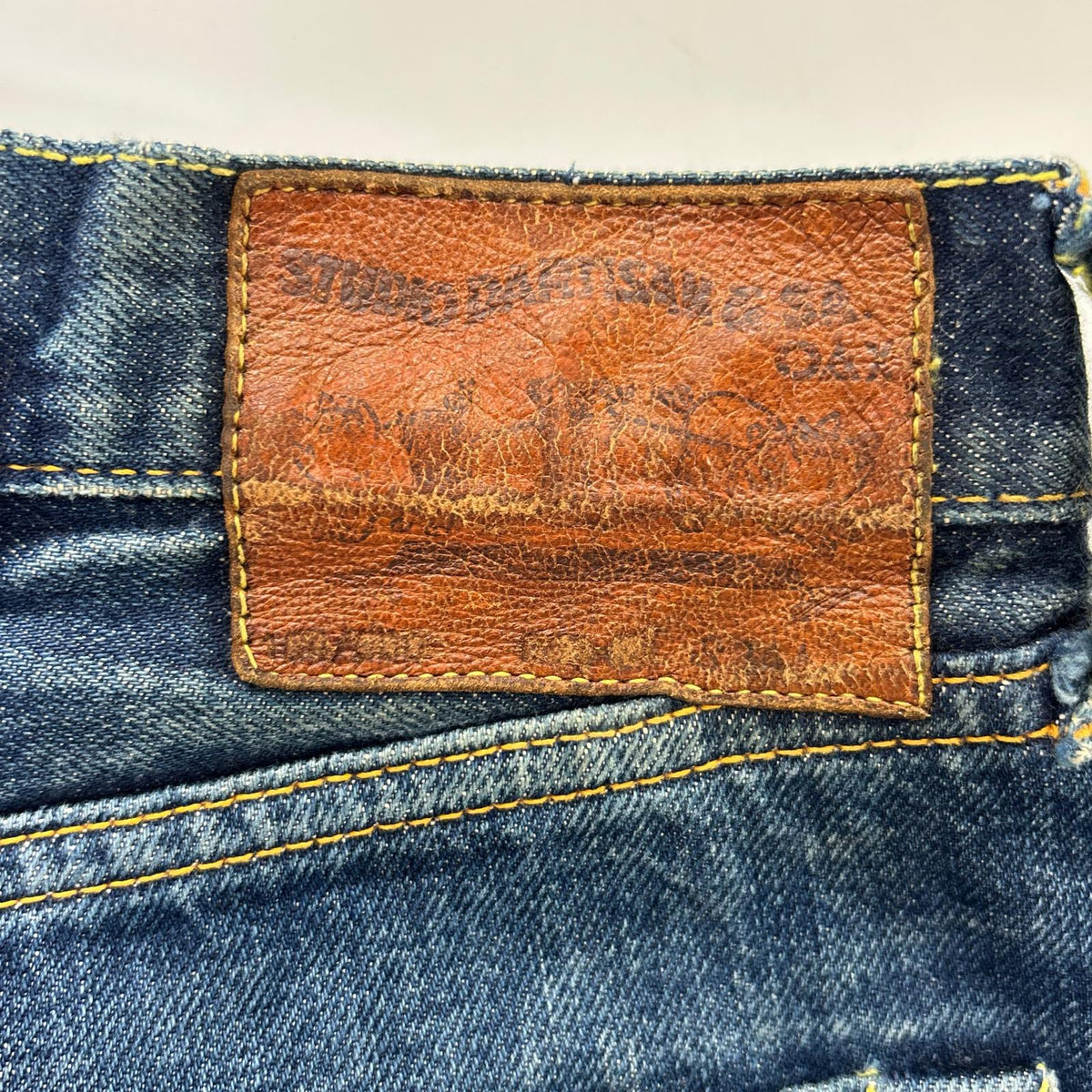 STUDIO D'ARTISAN ステュディオダルチザン D01-35 限定生産 35周年モデル 蓼正藍デニム "復刻D-01" ノンウォッシュ パンツ ボトムス