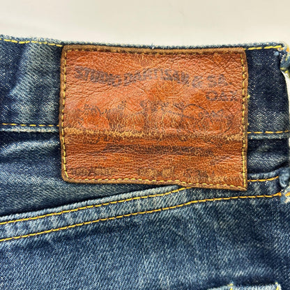 STUDIO D'ARTISAN ステュディオダルチザン D01-35 限定生産 35周年モデル 蓼正藍デニム "復刻D-01" ノンウォッシュ パンツ ボトムス
