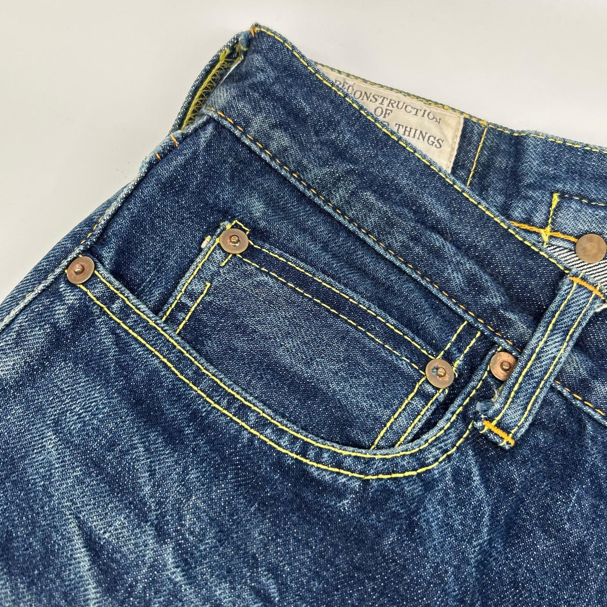 STUDIO D'ARTISAN ステュディオダルチザン D01-35 限定生産 35周年モデル 蓼正藍デニム "復刻D-01" ノンウォッシュ パンツ ボトムス