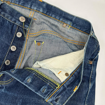 STUDIO D'ARTISAN ステュディオダルチザン D01-35 限定生産 35周年モデル 蓼正藍デニム "復刻D-01" ノンウォッシュ パンツ ボトムス