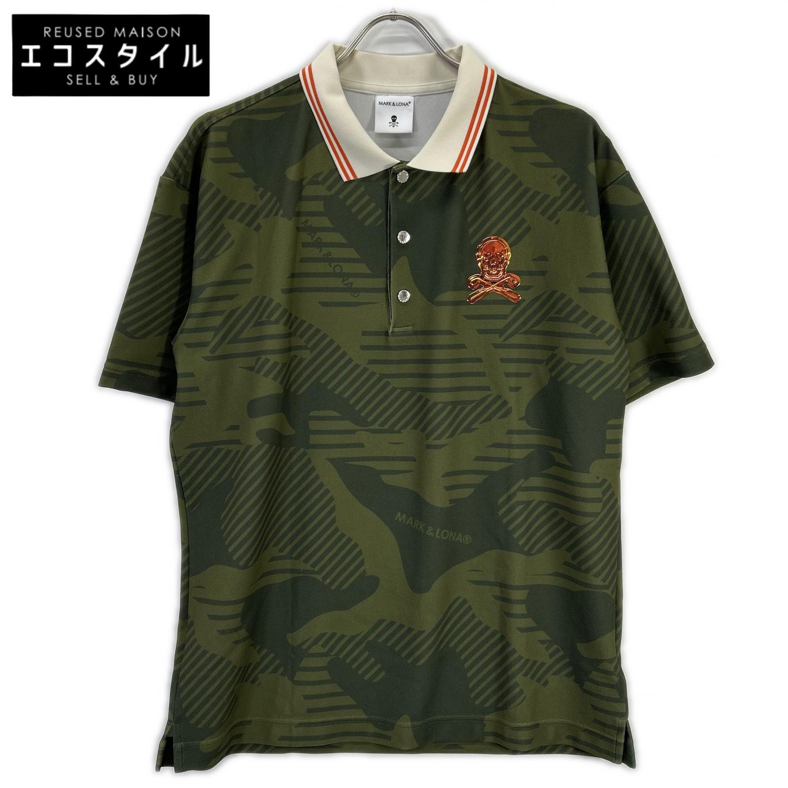 MARK&LONA マークアンドロナ MLM-4B-AP15 グリーン Rival Spounge Polo ポロシャツ トップス