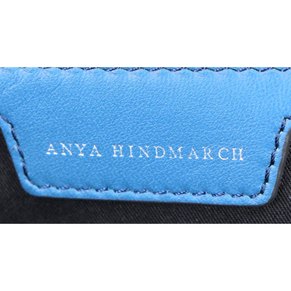 Anya Hindmarch Smile L-Zip Leather Clutch Bag Evening Bag Clutch Bag