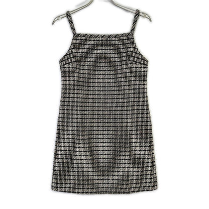 Theory セオリー 01-5405202 26SS ブラック Stripe Tweed Stripe Mini Dress ワンピース