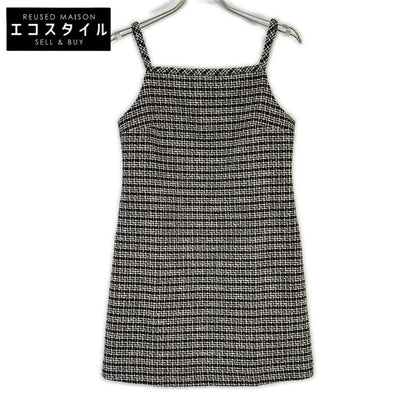 Theory セオリー 01-5405202 26SS ブラック Stripe Tweed Stripe Mini Dress ワンピース