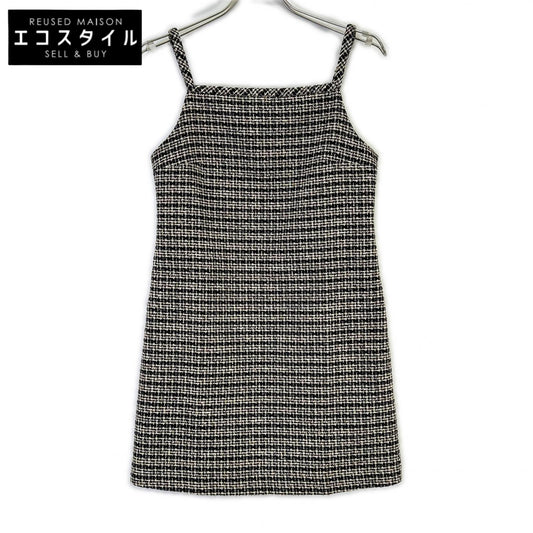 【SALE】 Theory セオリー 01-5405202 26SS ブラック Stripe Tweed Stripe Mini Dress ワンピース