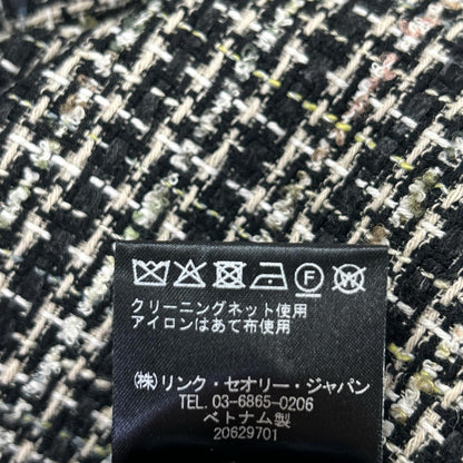 Theory セオリー 01-5405202 26SS ブラック Stripe Tweed Stripe Mini Dress ワンピース