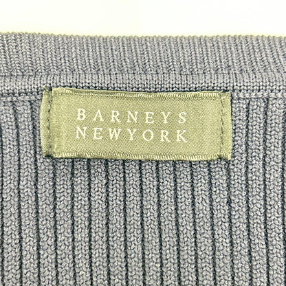 BARNEYSNEWYORK バーニーズニューヨーク ネイビー×ホワイト バイカラー ニット ワンピース ワンピース