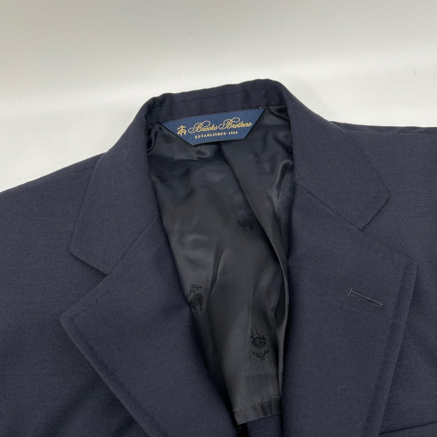 BrooksBrothers ブルックスブラザーズ 25年 トロフィーモヘヤ ミラクルクリンプウール 段返り3ボタンブレザー Traditional ジャケット