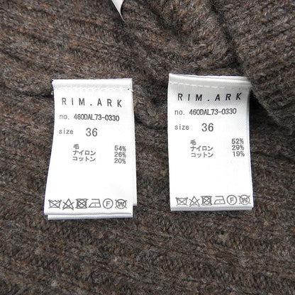 RIM.ARK Wool-Blend Knit Set-Up Women's Brown 36 460DAL73-0330 Suit Set-Up