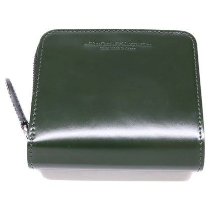 The Warmthcrafts Manufacture ウォームスクラフツマニュファクチャー AA39029grbkG CORDOVAN ZIPPED COMPACT WALLET2 コードバン ジップ コンパクト財布 二つ折り財布（小銭入れあり）