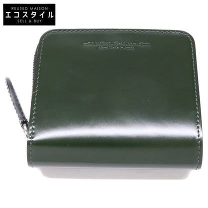 The Warmthcrafts Manufacture ウォームスクラフツマニュファクチャー AA39029grbkG CORDOVAN ZIPPED COMPACT WALLET2 コードバン ジップ コンパクト財布 二つ折り財布（小銭入れあり）