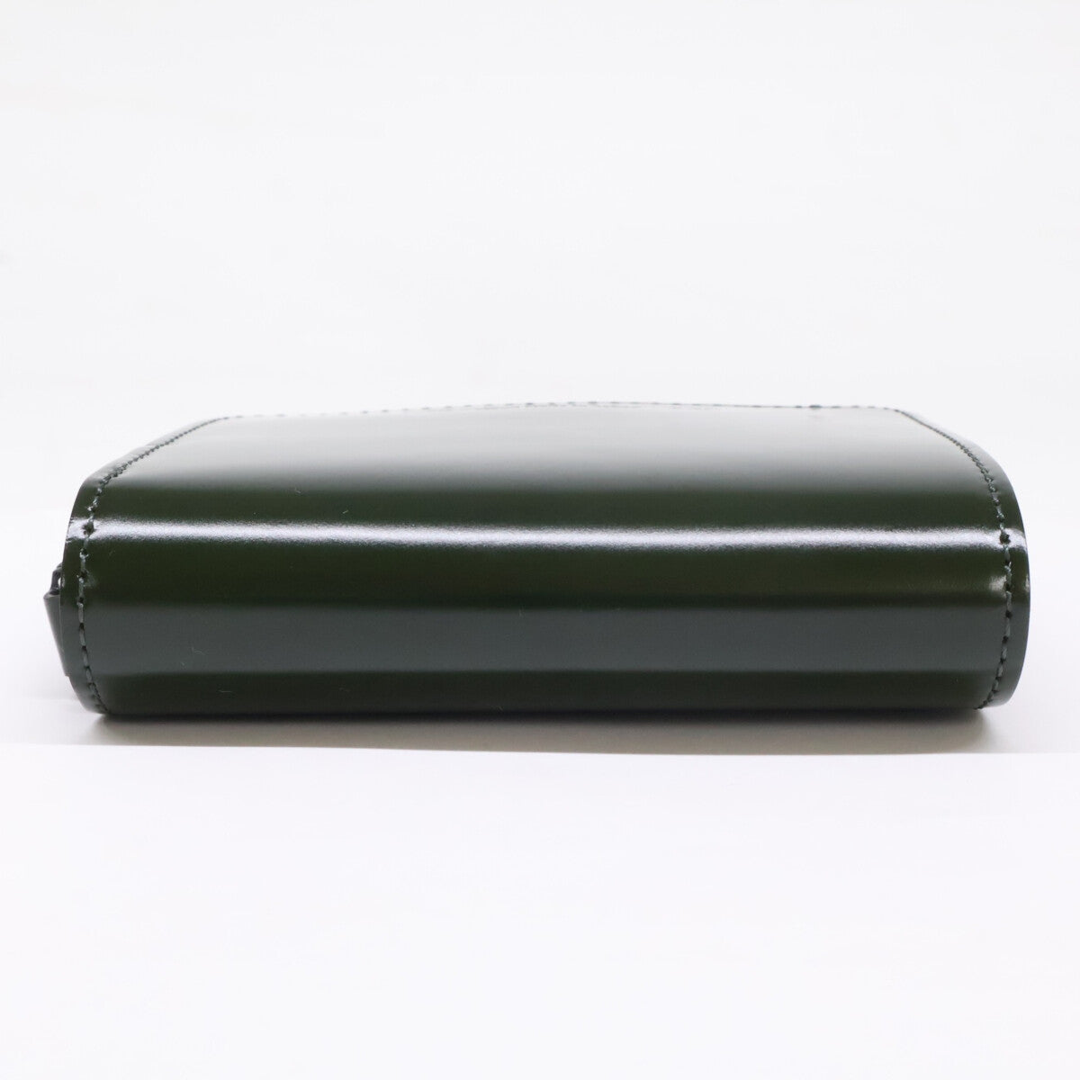 The Warmthcrafts Manufacture ウォームスクラフツマニュファクチャー AA39029grbkG CORDOVAN ZIPPED COMPACT WALLET2 コードバン ジップ コンパクト財布 二つ折り財布（小銭入れあり）