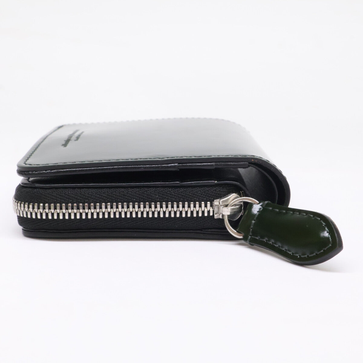 The Warmthcrafts Manufacture ウォームスクラフツマニュファクチャー AA39029grbkG CORDOVAN ZIPPED COMPACT WALLET2 コードバン ジップ コンパクト財布 二つ折り財布（小銭入れあり）
