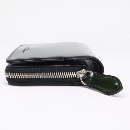 The Warmthcrafts Manufacture ウォームスクラフツマニュファクチャー AA39029grbkG CORDOVAN ZIPPED COMPACT WALLET2 コードバン ジップ コンパクト財布 二つ折り財布（小銭入れあり）