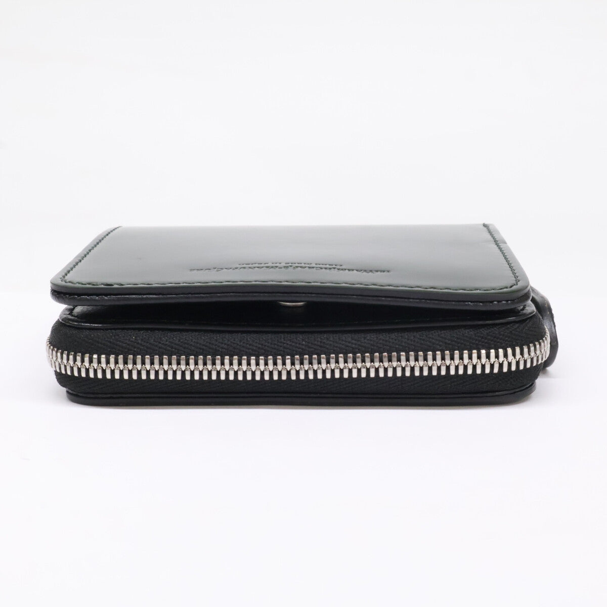 The Warmthcrafts Manufacture ウォームスクラフツマニュファクチャー AA39029grbkG CORDOVAN ZIPPED COMPACT WALLET2 コードバン ジップ コンパクト財布 二つ折り財布（小銭入れあり）