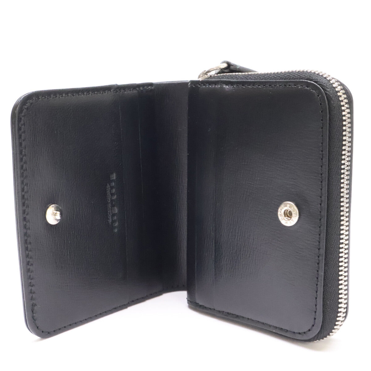 The Warmthcrafts Manufacture ウォームスクラフツマニュファクチャー AA39029grbkG CORDOVAN ZIPPED COMPACT WALLET2 コードバン ジップ コンパクト財布 二つ折り財布（小銭入れあり）