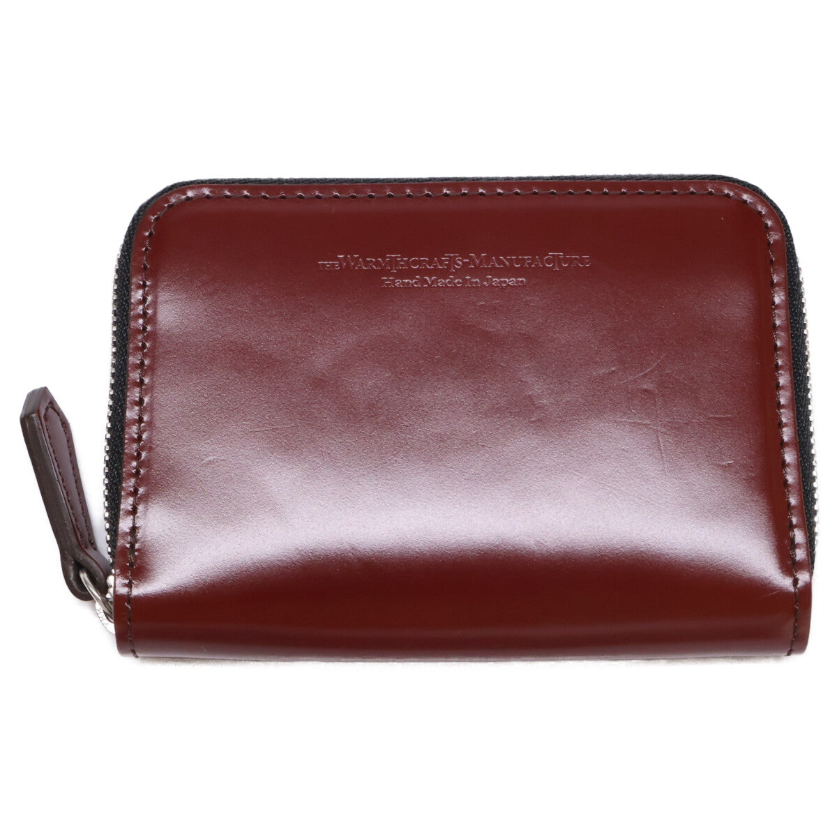 The Warmthcrafts Manufacture The Warmthcrafts Manufacture AA06029brg Cordovan zip coin case