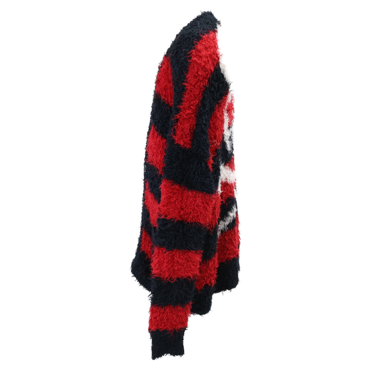 mastermind マスターマインド 【美品/国内正規/24SS】MJ23E11-KN016-607 ストライプ バックスカル マイクロファイバー カーディガン トップス