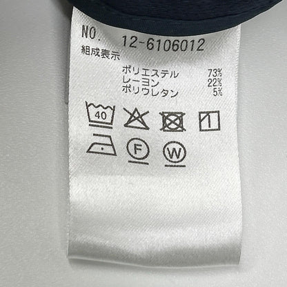 PLS+T(PLST) Plst 12-6106012 Navy Shape-Preserve Wrap Pants Bottoms