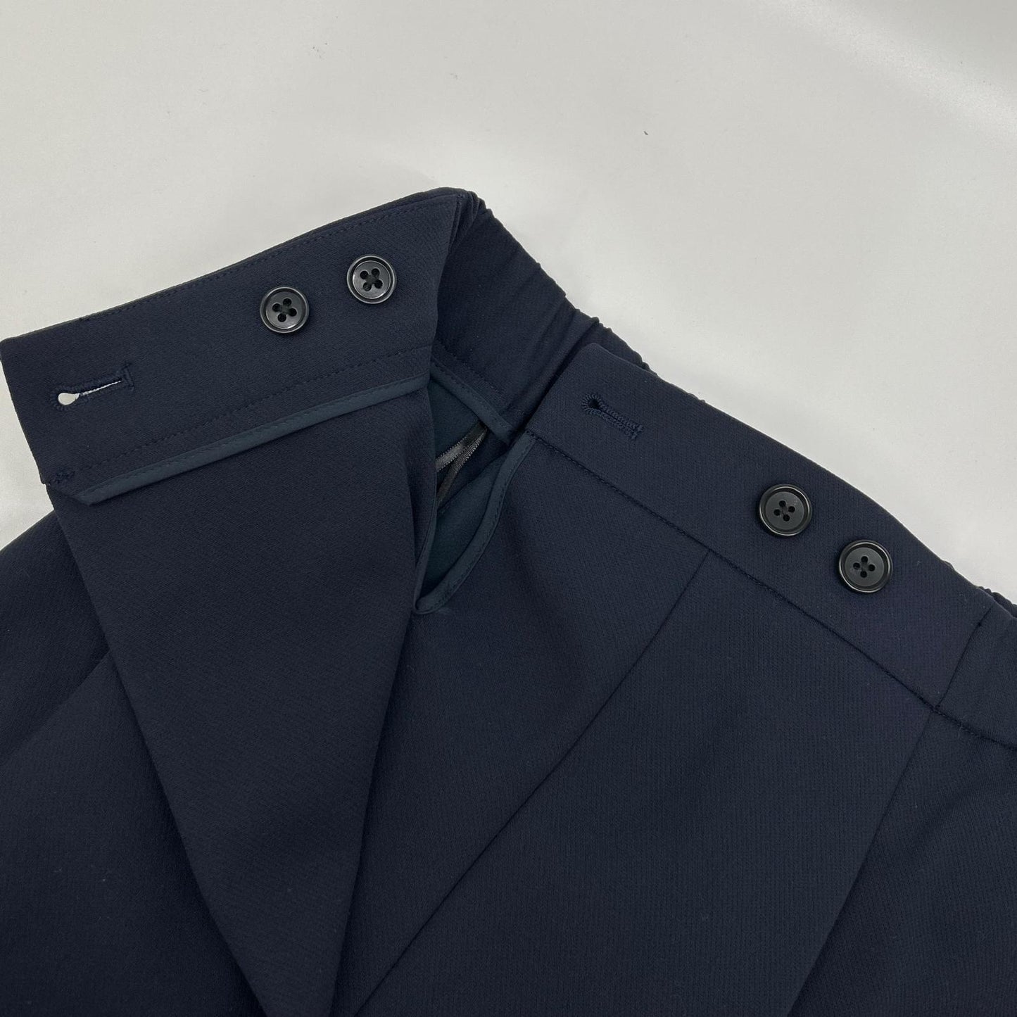 PLS+T(PLST) プラステ 12-6106012 ネイビー シェイプリザーブラップパンツ ボトムス