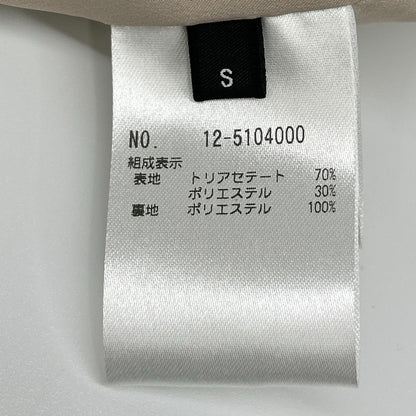 PLS+T(PLST) プラステ 12-5104000 ベージュ トリアセブレンドカラーレスジャケットテーパードパンツ スーツ スーツ セットアップ