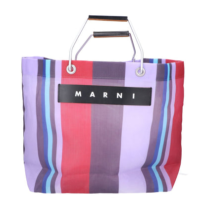 MARNI マルニ 【美品】MARNI MARKET STRIPE BAG マルニマーケット ストライプ トートバッグ