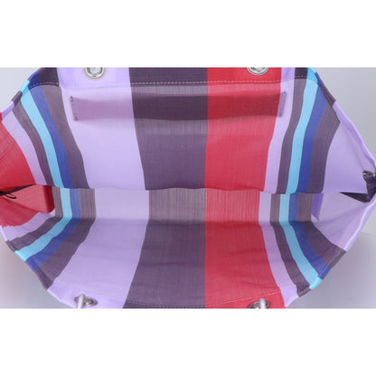 MARNI マルニ 【美品】MARNI MARKET STRIPE BAG マルニマーケット ストライプ トートバッグ