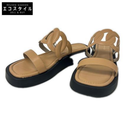 HIMIKO 卑弥呼 【美品】651225 カットワークトラックソールサンダル シューズ