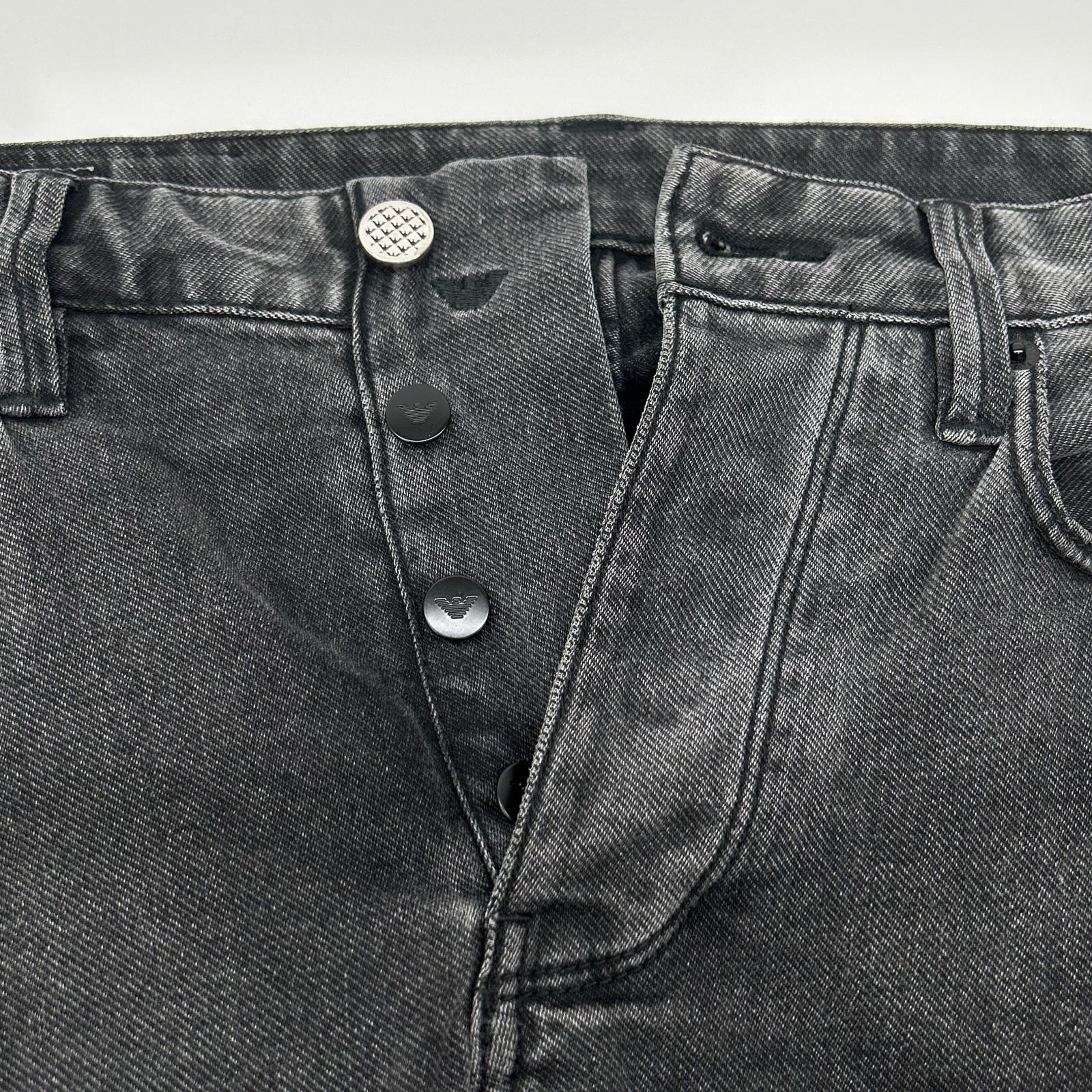 EMPORIOARMANI エンポリオアルマーニ 6D1J75 1DTPZ 23年 ローライズ スリムフィット ストレート デニムパンツ ボトムス