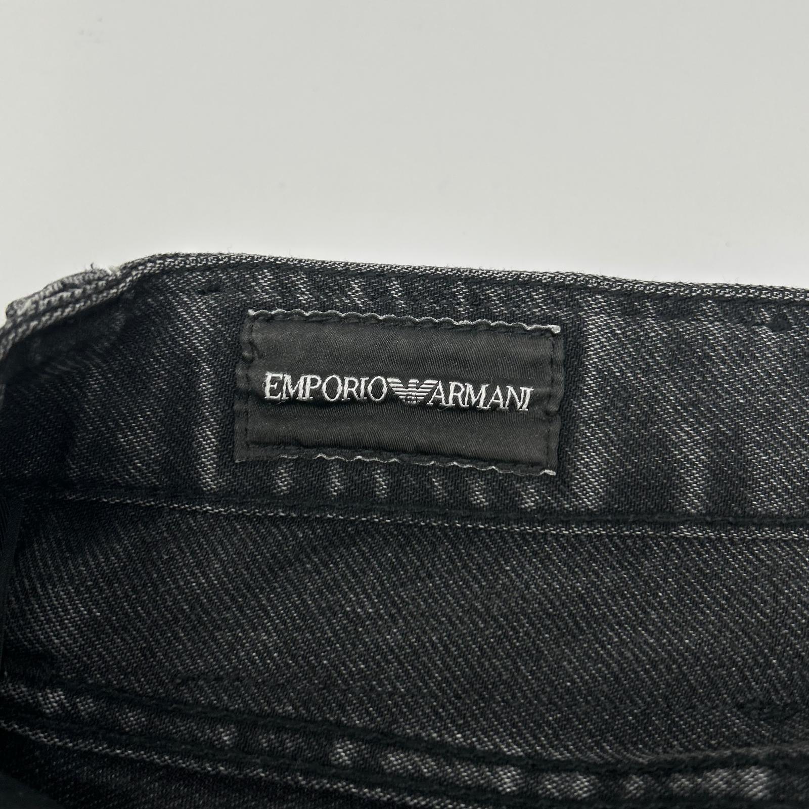 EMPORIOARMANI エンポリオアルマーニ 6D1J75 1DTPZ 23年 ローライズ スリムフィット ストレート デニムパンツ ボトムス