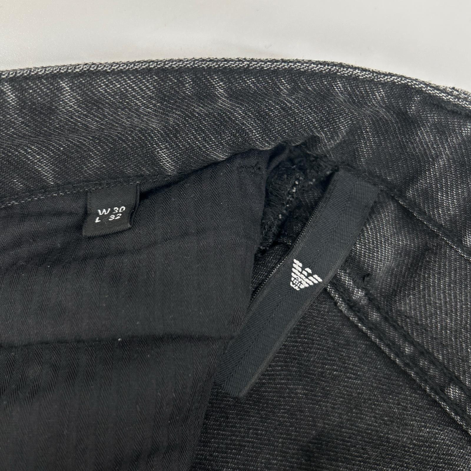 EMPORIOARMANI エンポリオアルマーニ 6D1J75 1DTPZ 23年 ローライズ スリムフィット ストレート デニムパンツ ボトムス
