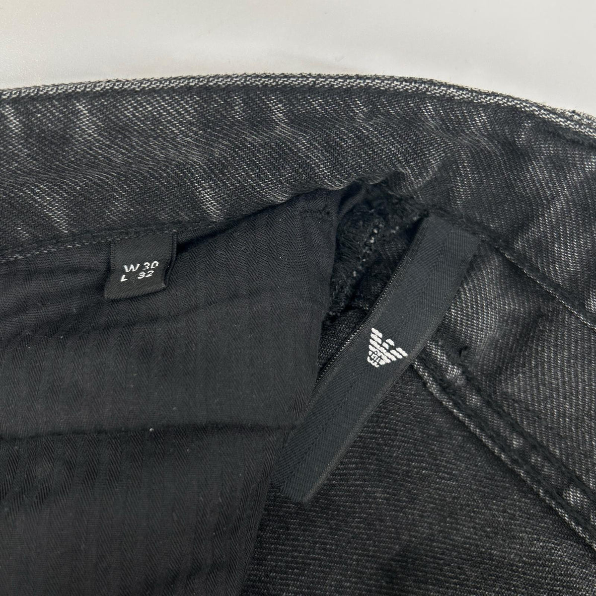 EMPORIOARMANI エンポリオアルマーニ 6D1J75 1DTPZ 23年 ローライズ スリムフィット ストレート デニムパンツ ボトムス