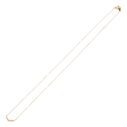 agete アガット 【美品】10174116089-08-999 K18 0.04 ダイヤモンド ネックレス
