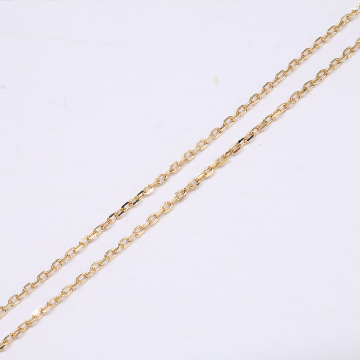 agete アガット 【美品】10174116089-08-999 K18 0.04 ダイヤモンド ネックレス