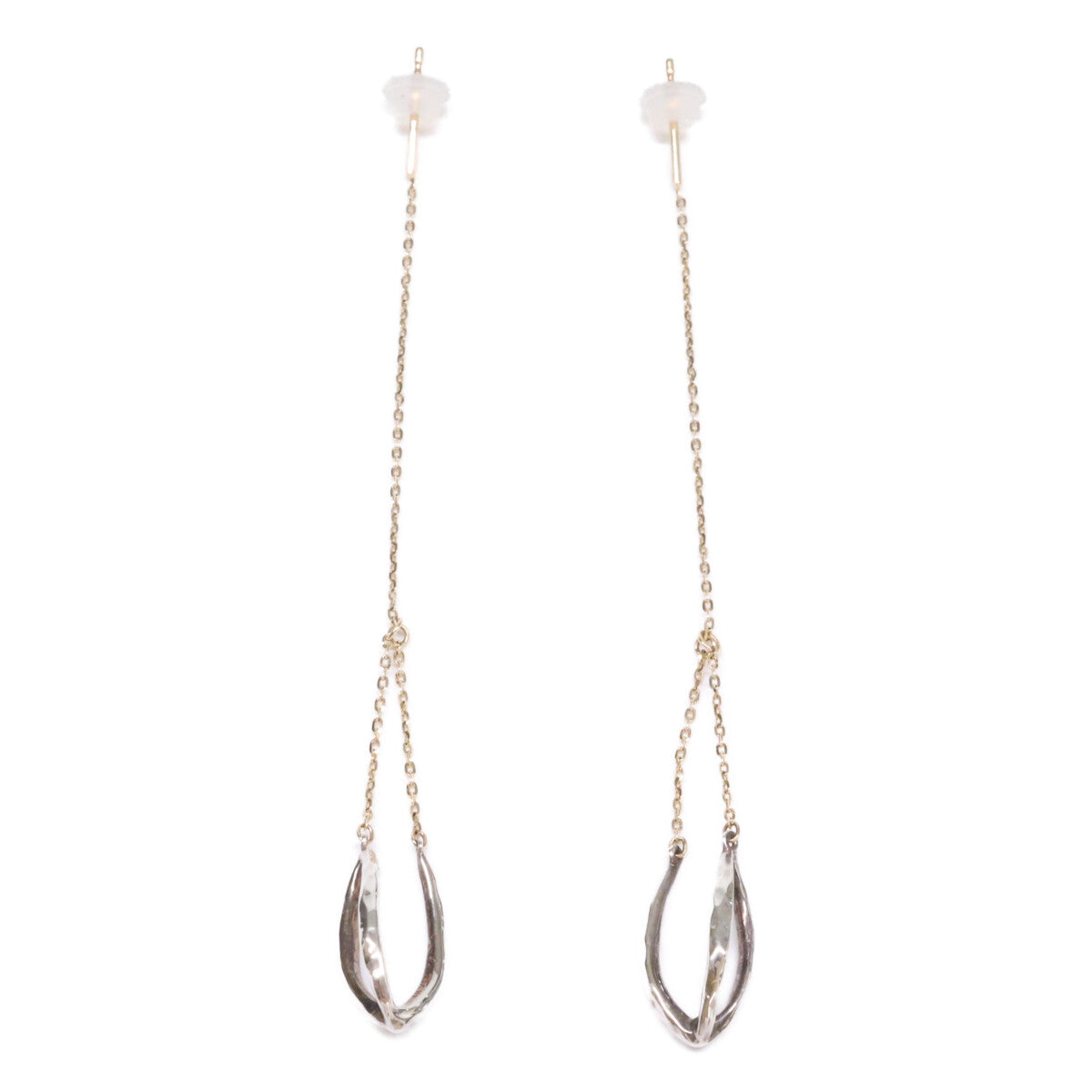 agete アガット 【美品】10251112338-98-999 SILVER K10 ダングル ピアス