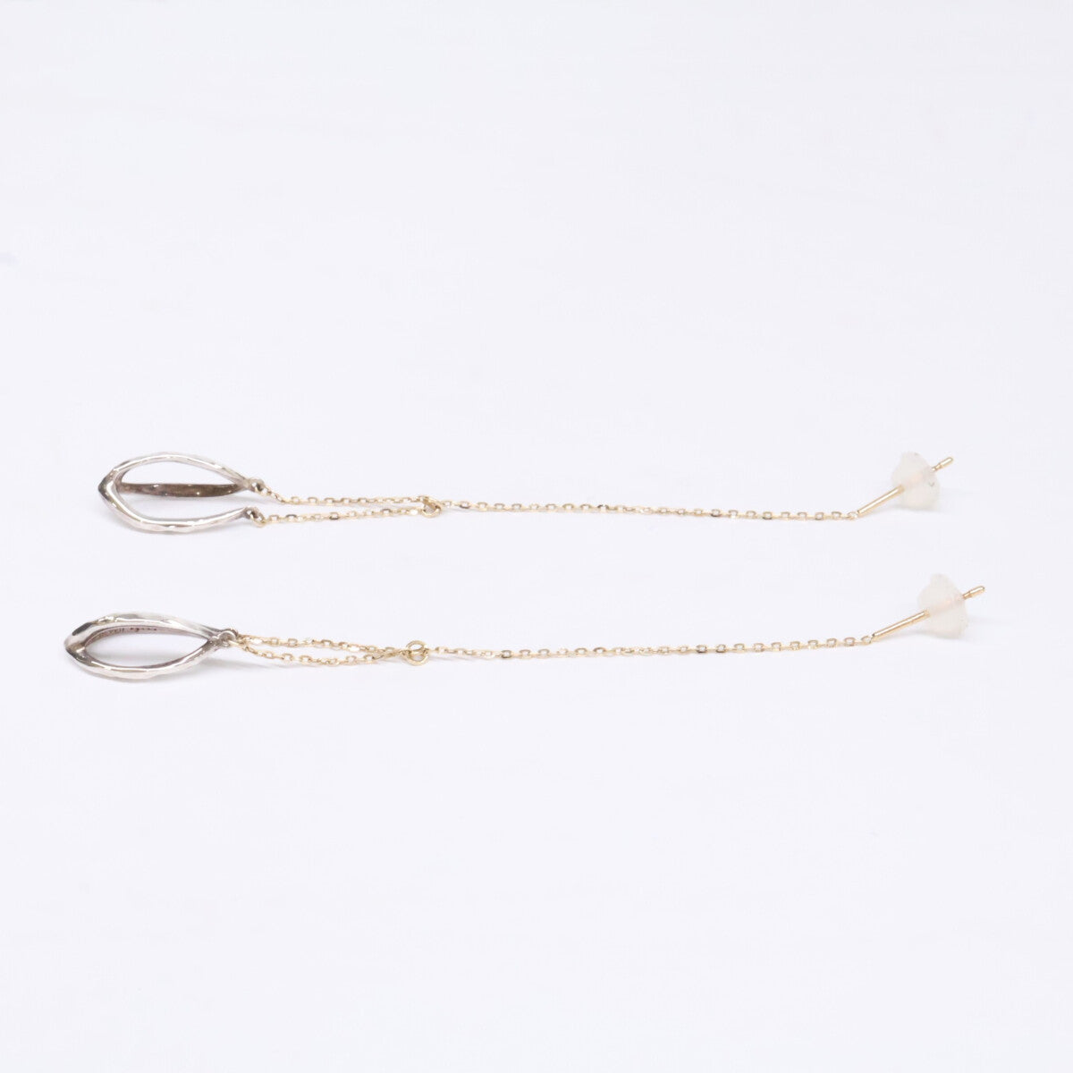 agete アガット 【美品】10251112338-98-999 SILVER K10 ダングル ピアス