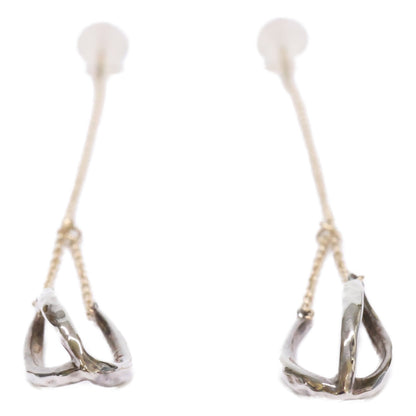 agete アガット 【美品】10251112338-98-999 SILVER K10 ダングル ピアス