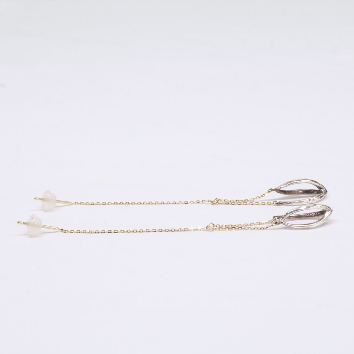 agete アガット 【美品】10251112338-98-999 SILVER K10 ダングル ピアス