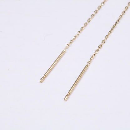 agete アガット 【美品】10251112338-98-999 SILVER K10 ダングル ピアス
