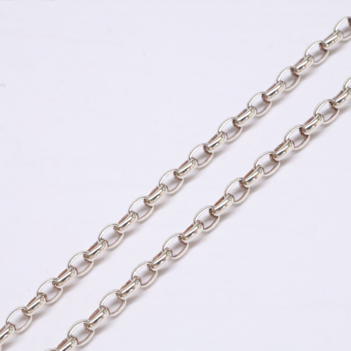 agete アガット 【美品】10212115001-08-999 SILVER 0.02 ダイヤモンド ネックレス